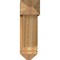 Ekena Millwork Traditional Arts and Crafts Rough Sawn Bracket w/ Offset Brace, Western Red Cedar, 8"W x 26"D x 26"H BKT0806X26X26TRA03RWR - alternate 4
